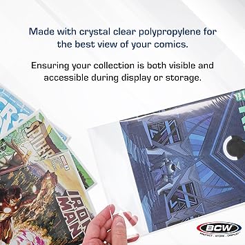 BCW Silver Age Comic Bags (100 Count)