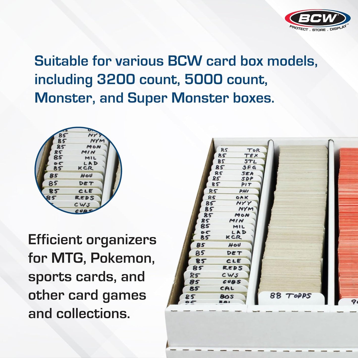 BCW Trading Card Dividers (50 Pack)