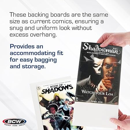 BCW Modern Comic Backing Boards (100 Pack)