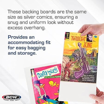 BCW Regular Comic Backing Boards (100 Count)
