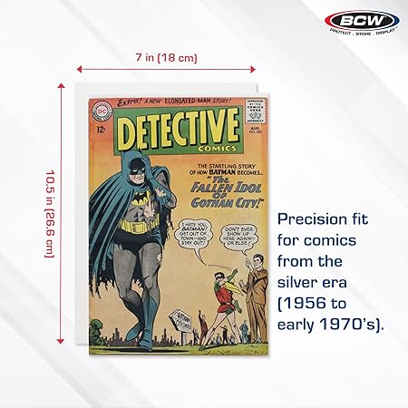 BCW Silver Comic Book Backing Boards (100 Pack)