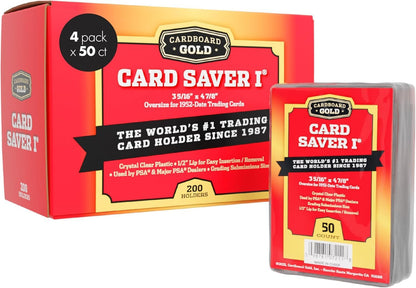 Card Saver 1 Semi Rigid Card Holder Trading Card Protectors (200 Count)