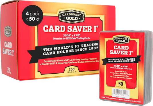 Card Saver 1 Semi Rigid Card Holder Trading Card Protectors (200 Count)