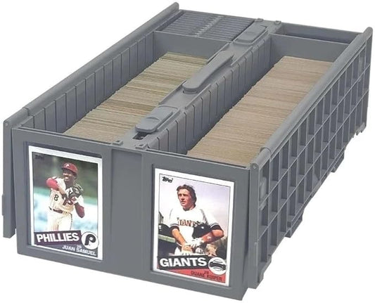 BCW Collectible Card Bin – (Single, Gray) | Holds up to 1600 Cards