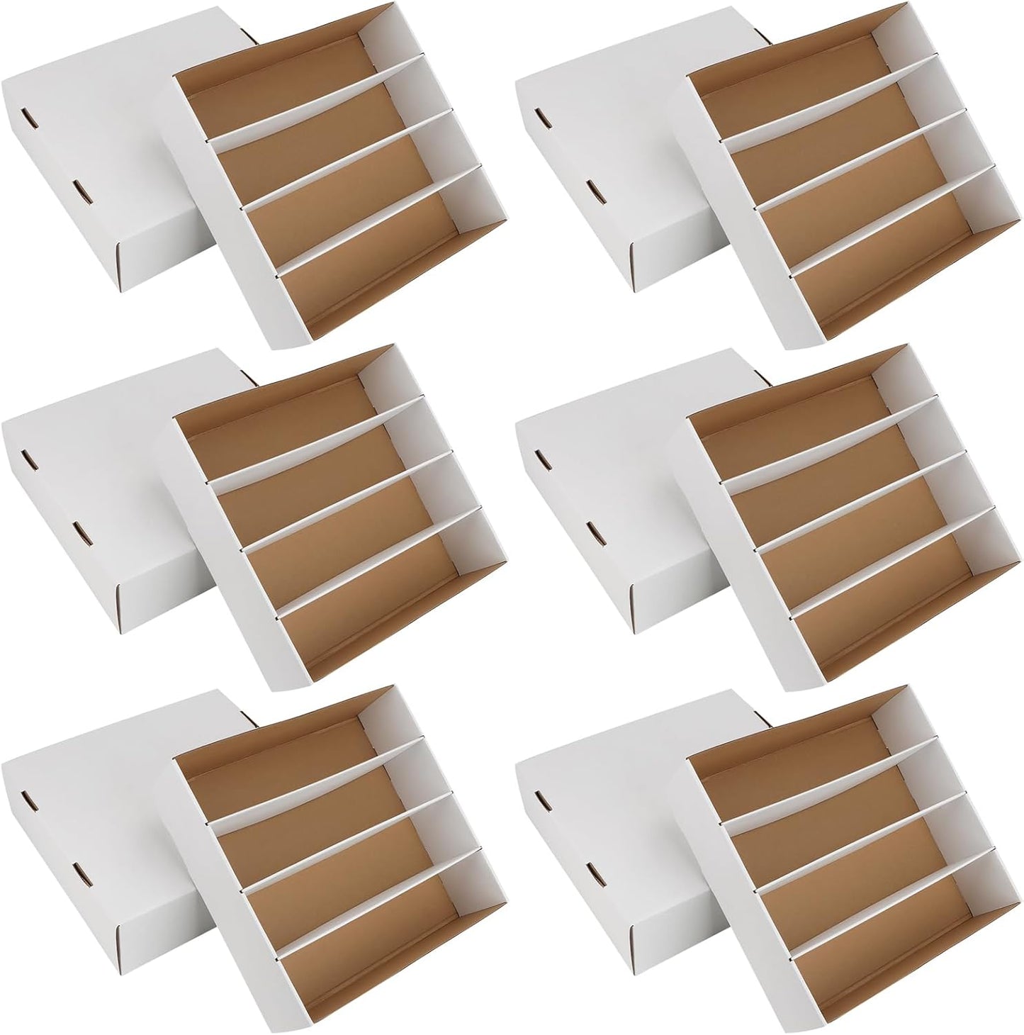 Trading Card Storage Box 3120 Count (Set of 6)