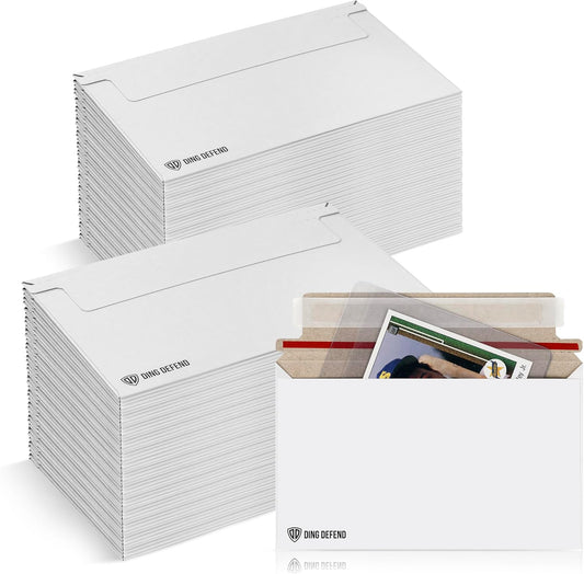 Card Shipping Envelopes - 7 x 4.35 Inches Trading Cards Self-Adhesive Mailers (110 Pack)
