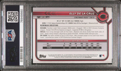 2022 Bowman Paper Prospects Elly De La Cruz #BP50 PSA 10